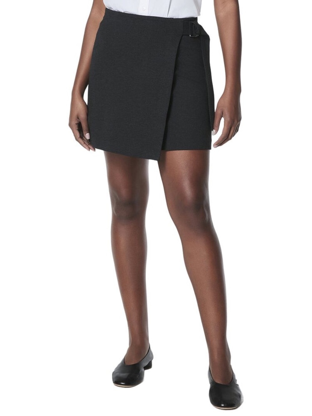 NWOT Spanx Ponte Wrap Mini Skirt